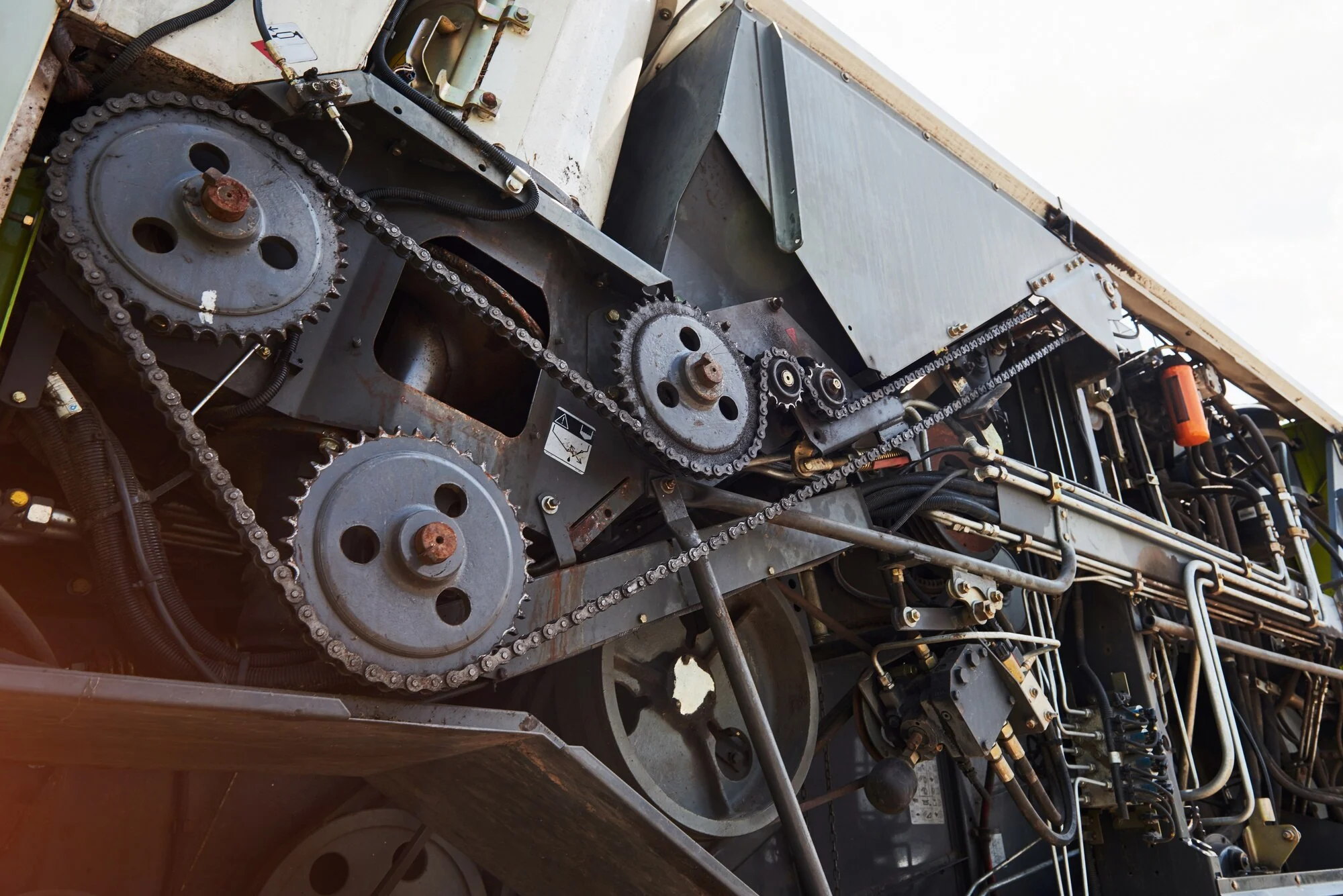 Machine industrielle et mécanique, illustration d'un site B2B
