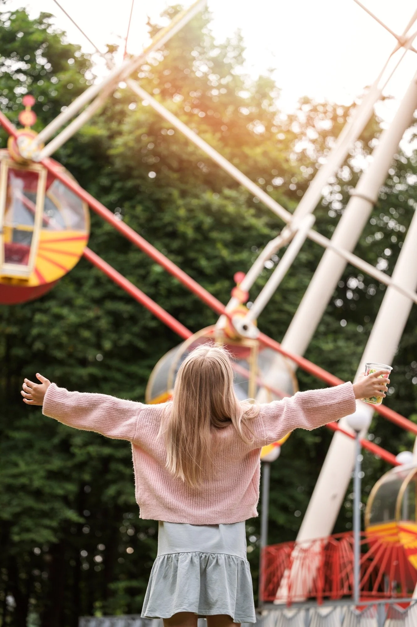 Univers loisirs et activités, illustration d'un site internet pour parc ou activité de loisirs